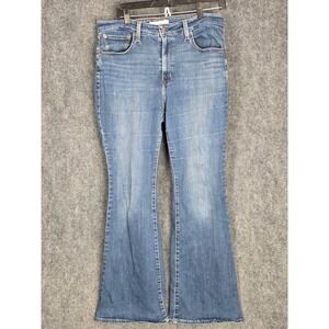 Levi's 726 Flare Leg Jeans Women's Size 33 Dark Wash Denim Bootcut Jeans‎ Casual